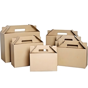 Multi-Purpose Eco-Friendly Kraft <b>Paper</b> Corrugated Boxes Matt Lamination Custom Logo Recyclable for Fruit Food Holiday Packaging - Product Image 4