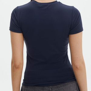 Hersteller Großhandel Hochwertige Frauen Basic Bulk Baumwolle T-Shirts Anpassung Druck Plain Designer T-Shirt Pour Femmes