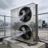 Unité de condensation à décharge latérale à spirale, directement de l'usine, pour la réfrigération