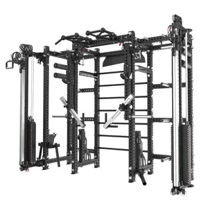 HALA-SR-RK-1BS-10 Crossmax Bodybuilding Equipment Multi-functional Power Rack Gym Cable Machine