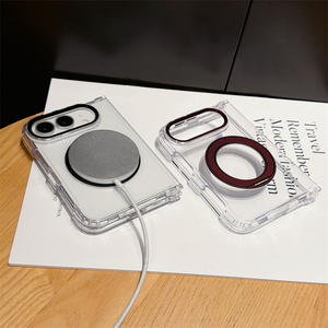 เคสโทรศัพท์แม่เหล็กแบบหมุนได้ 360 องศา สำหรับ iPhone 18 พร้อมกรอบโลหะป้องกันกล้อง โปร่งใส รองรับการชาร์จไร้สาย - Product Image 3