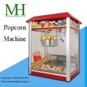 Stainless Steel Popcorn Maker kitchen snack equipment roof design commercial electric popcorn with Electric Burner