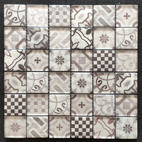 Mosaïque en Verre Cristal Marocain, Carrelage Mural Simple et Élégant, Mosaïque en Pierre de Marbre