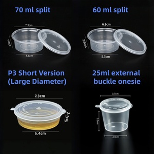 Boîte à sauce jetable en matériau anti-graisse pour la mayonnaise, la <span class=keywords><strong>moutarde</strong></span> et divers condiments - Product Image 6