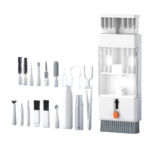 Nuevo Juego de Cepillos de Limpieza de Pantalla Multifuncional Antipolvo Ecológico K22, Forma Cuadrada, Molde Privado <span class=keywords><strong>para</strong></span> Teléfono, Computadora y Auriculares - Product Image 6