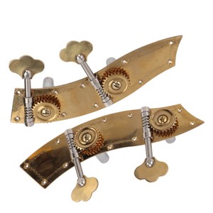 2 uds. Clavijas <span class=keywords><strong>de</strong></span> afinación <span class=keywords><strong>de</strong></span> graves SINTONIZADOR <span class=keywords><strong>DE</strong></span> Metal doble cabezal <span class=keywords><strong>de</strong></span> máquina doble pieza <span class=keywords><strong>de</strong></span> repuesto perilla <span class=keywords><strong>de</strong></span> engranaje abierto dorado - Product Image 3