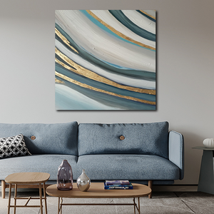 Mercado <span class=keywords><strong>de</strong></span> Oriente Medio pintura al óleo retro arte minimalista abstracto pintura al óleo dibujada a mano decoración moderna pintura abstracta simple - Product Image 4