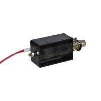 DC 24V 0.8A 10mm 19.2W Slag Open Frame Push-Pull Elektromagneet Solenoïde Spoel Zacht Magnetisch Materiaal CE Gecertificeerd Game Power-on