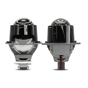 Cross-Border 2.5-Inch Dual Lamp Cup 58W <b>High</b>-<b>Power</b> Lossless <b>LED</b> Bi-Xenon Lens Car Headlights Hella 5-Hole Socket for Golf 12V - Product Image 3