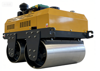 Compacteur à rouleaux vibratoire à double tambour haute efficacité MAXMACH, moteur diesel, rouleau compresseur routier à pneus avec moteur Changchai