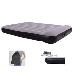 Colchón Inflable Avenli con Almohada Integrada, Bomba Eléctrica, PVC Flocado, Plegable, Diseño Moderno para Dormitorio o Uso en el Parque - Product Image 4