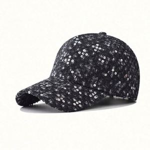 Bsci Manufacture Custom 6 Panel Sequin Puff Printing Sporty Formal Common Denim Baseball Caps Wholesale Dad <b>Hat</b> - Product Image 6