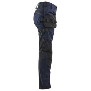 BLAKLADER - 713218328600C42 <b>Women</b>’s Craftsman <b>trousers</b> with <b>stretch</b> Dark navy blue - EAN 7330509923979 WORK <b>TROUSERS</b> - Product Image 3