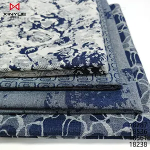 Custom OE Jacquard Washed Denim Fabric Suppliers