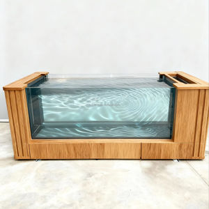 خزانات بركة مخصصة حديثة وصديقة للموضة مع نافذة _ حلول بركة كوي الذكية للأماكن الداخلية والخارجية - Product Image 1