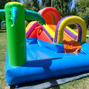 Castillo Inflable de PVC Multicolor para <span class=keywords><strong>Alquiler</strong></span>, <span class=keywords><strong>con</strong></span> <span class=keywords><strong>Piscina</strong></span>, para Fiestas y <span class=keywords><strong>Eventos</strong></span>, <span class=keywords><strong>Casa</strong></span> de Brinco Inflable <span class=keywords><strong>con</strong></span> <span class=keywords><strong>Piscina</strong></span> de Agua - Product Image 4