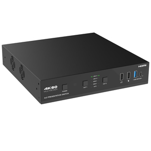 สวิตช์นำเสนอแบบไร้รอยต่อ 4x2 HDMITM/USB-C 4K60 พร้อม <span class=keywords><strong>HDBaseT</strong></span> 3.0 ระยะส่ง 70 เมตร - Product Image 5