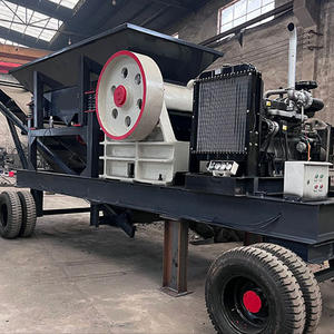 Mini concasseur de roche portable à succès en Chine, petite installation de concassage à mâchoires pour agrégats de pierre 2-6tph, moteur diesel, boîte de vitesses - Product Image 5