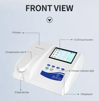 Analyseur de biochimie hématologique Bc300 Analyseur de biochimie semi-automatique Portable pour vétérinaire
