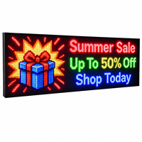 Vente flash : Panneau d'affichage LED programmable RVB couleur pleine P10 pour extérieur, avec messages défilants, personnalisable, étanche IP65
