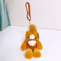 Gantungan Kunci Boneka Hewan Lisa Bordir Super Lembut, Maskot Boneka Terpopuler, Liontin Mainan Boneka, Hadiah Penghilang Stres