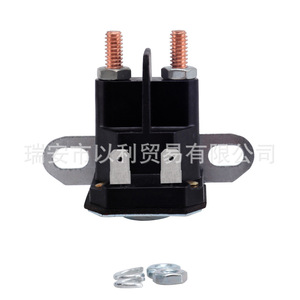 สวิตช์รีเลย์แม่เหล็กไฟฟ้า ขั้วต่อแบบสกรู กำลังไฟสูง หน้าสัมผัส DC ทองแดงชุบทอง สำหรับเครื่องจักรกลการเกษตร รถแทรกเตอร์ - Product Image 2