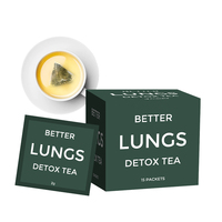 Thé détoxifiant pour les poumons, molène, ginseng, sureau, thym, nettoyage des poumons, soulagement de la congestion, mucosités, sans caféine, saveur naturelle, thé aux herbes