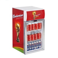 Oumeite chaud autoportant livraison directe de crème glacée coffre congélateur Mini Bar réfrigérateur réfrigérateur refroidisseur de boissons pour supermarché