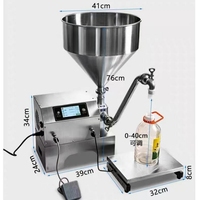 Machine de remplissage automatique de pâte de chili, de pâte d'ail et de granulés, pour pâtes à haute viscosité, crèmes glacées et sauces alimentaires