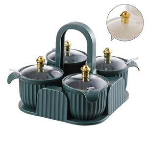 Caja de Condimentos para Cocina, Nueva Caja de Condimentos Portátil Moderna y Minimalista 2024, Botella Transparente con Tapa, Combinación - Product Image 6