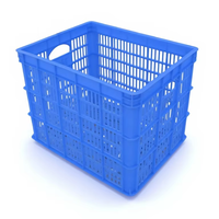 Caisse en plastique robuste pour l'expédition et la récolte des tomates en agriculture