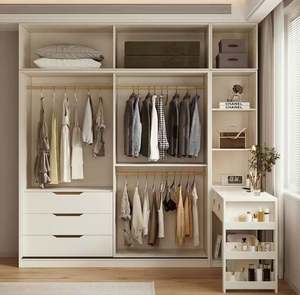 Armarios de Dormitorio Modernos de Alta Calidad, Estilo Romántico Francés, Tipo Push-Pull, con Múltiples Espacios de Almacenamiento - Product Image 4