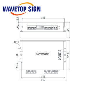 WaveTopSign Stepper มอเตอร์ไดร์เวอร์ 2Phase 2DM860H <span class=keywords><strong>2DM860</strong></span> 18-80VAC กระแส 2.1-8.4 สําหรับ Co2 เลเซอร์ตัดและแกะสลักเครื่อง - Product Image 6