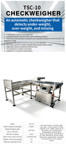 Peseuse de contrôle automatique Balance d'inspection industrielle avec bande transporteuse - Product Image 2