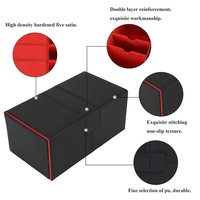 Boîte de rangement en cuir pour cartes à collectionner, capacité 200+ cartes sous étui, protection UV personnalisée pour TCG