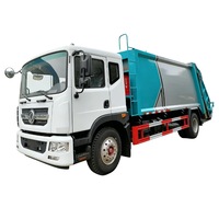 Camion compacteur de déchets Dongfeng D9 de 18 mètres cubes, freinage pneumatique ABS, avec réservoir d'égouts scellé, directement de l'usine
