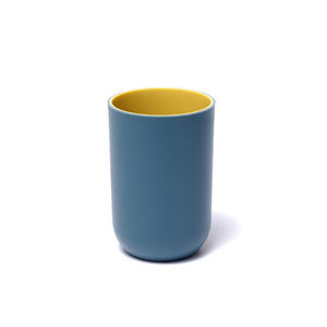 Vaso para Enjuague Bucal de Dos Tonos, Plástico, para Baño, Portacepillos de Dientes, Diseño Minimalista, Ligero, de Un Solo Uso - Product Image 5