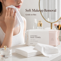 Serviettes faciales jetables écologiques, douces, non tissées, lingettes démaquillantes, fournisseur OEM ODM