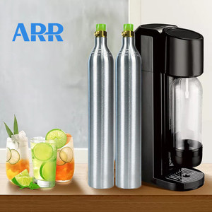 Bouteille de <span class=keywords><strong>gaz</strong></span> CO2 en aluminium haute pression ARR TPED 0,6 L 166,7 bars <span class=keywords><strong>pour</strong></span> <span class=keywords><strong>machine</strong></span> à soda Sodastreamer - Product Image 2
