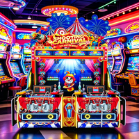 LEON SHOOTING CARNIVAL Simulateur de tir professionnel en salle pour 2 à 4 joueurs, bataille FPS immersive, progression multi-niveaux
