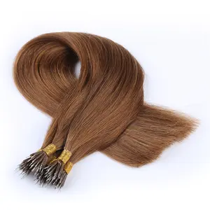 nano ring and micro loop prebonded remy brazilian human hair extension