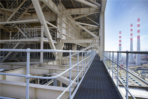 Thiết kế trụ cột ngoài trời thép carbon độ cao cầu thang lan can lục bình với nhúng nóng mạ kẽm - Product Image 2