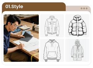 Chaqueta Acolchada Cortavientos para Hombre <span class=keywords><strong>JSO</strong></span> TL7332, con Cierre de Cremallera, Gruesa y Cálida para Exteriores, Otoño, Servicio OEM Disponible, Logotipo Personalizado - Product Image 5