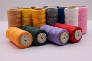 Оптовая продажа, вощеная нить для шитья кожи, 1 мм, восковой шнур-180 метров, вощеный хлопковый шнур для ювелирного браслета - Product Image 6