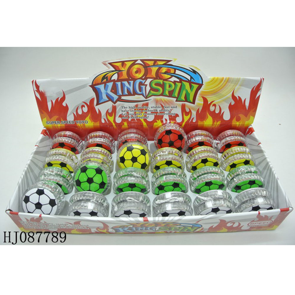 Фабрика YOYO, рекламная пластиковая игрушка Йо-Йо, светящийся футбольный шар йо-йо