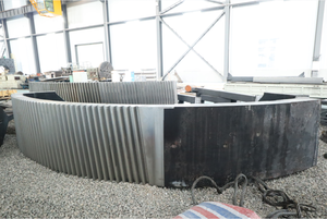 China Marke Yogie anpassen Drehrohrofen Guss Stahl ZG310-570 großen Modul Zement kugelmühle großen Ring Stirnrad Zahnrad - Product Image 2