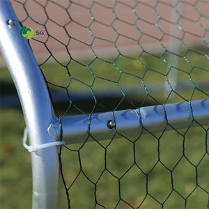 Valla de granja de seda de pollo barata con revestimiento de PVC galvanizado Malla <span class=keywords><strong>hexagonal</strong></span> expandida tejida para uso agrícola Estilo de tejido liso - Product Image 3