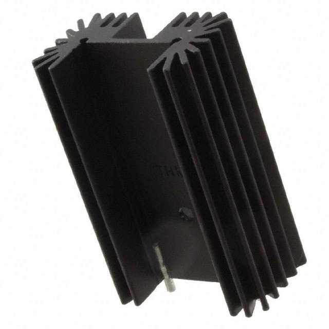 Black Anodized Aluminum TO-220 TO-3P Heatsink 42X25X25mm Dual Pin Transistor Radiator for MOSFET Power Supply