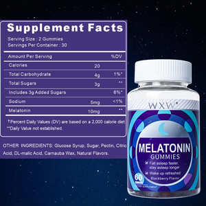 Meilleurs bonbons personnalisés à la mélatonine mieux dormir vitamines gommeux favorise la relaxation bonne santé bonbons - Product Image 2