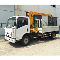 Crane Lifting Cranes 3 Ton Hydraulic Telescopic Truck Crane Lifting Machine 3 Ton Cranes